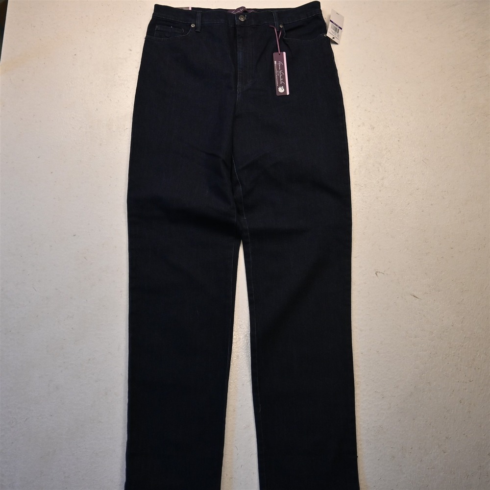 NEW Gloria Vanderbilt 14 Tall Amanda High Rise Classic Tapered Rinse Denim Jeans